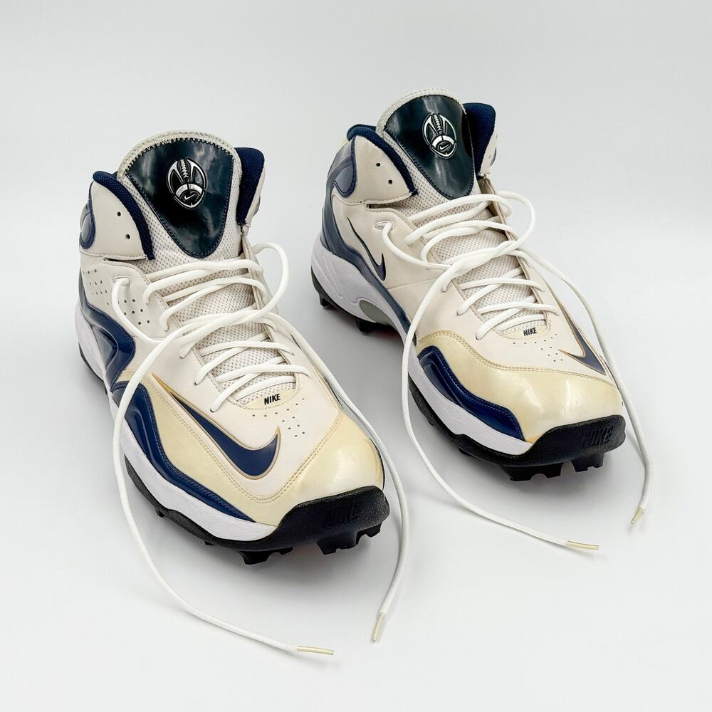 Nike Zoom Merciless Pro Shark Football Cleats Mens 18 Sail Obsidian Noble Green